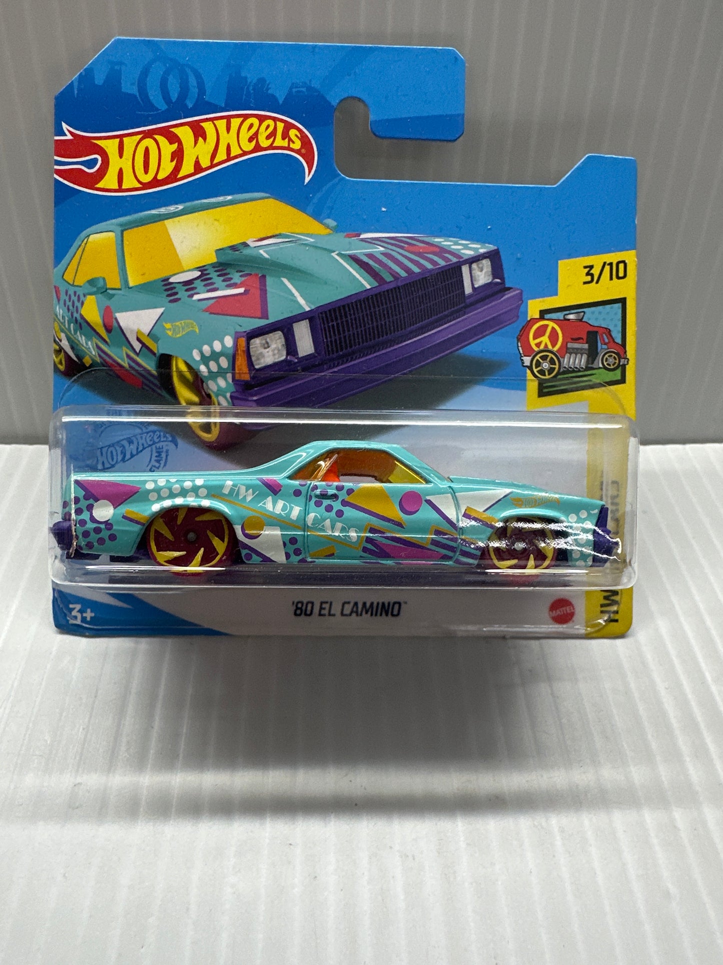 Hot Wheels 1980 Chevrolet El Camino Blue 2021 Diecast 1:64 Toy Car