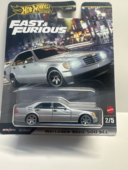 2024 Hot Wheels Premium FAST & FURIOUS Mercedes-Benz 500 SEL