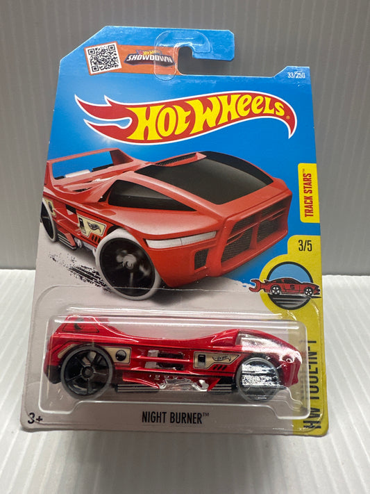 Hot Wheels 2016 Treasure Hunt Night Burner Red HW Tool-In-1 #3/5 TH