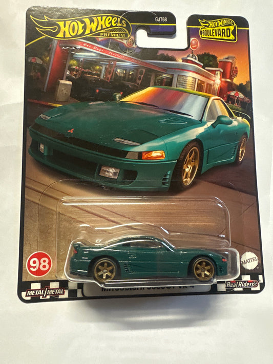 2024 HOT WHEELS PREMIUM BOULEVARD 98 MITSUBISHI 3000GT VR-4 GREEN