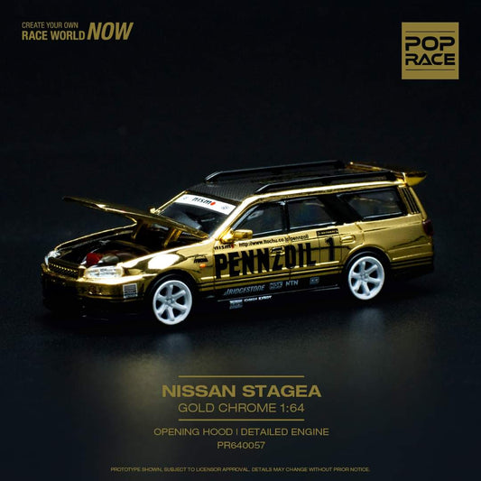 Pop Race Pr64-57 Nissan Stagea Pennzoil