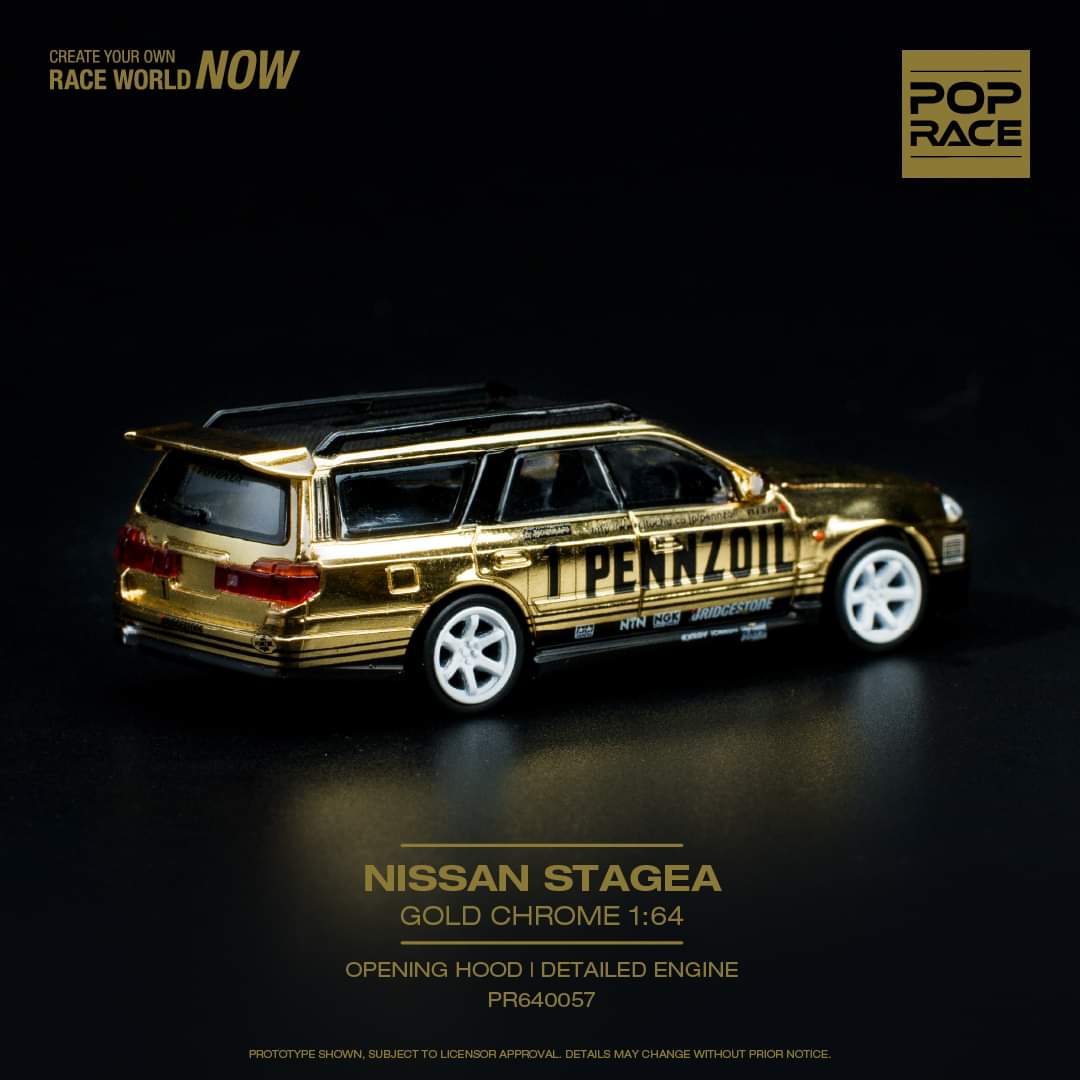 Pop Race Pr64-57 Nissan Stagea Pennzoil