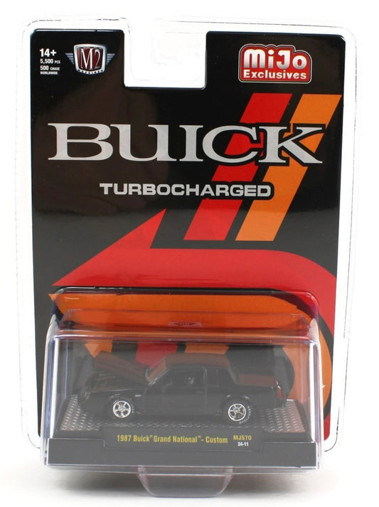 M2 1987 Buick Grand National Custom 1/64 Diecast NEW Turbocharged MiJo Exclusive