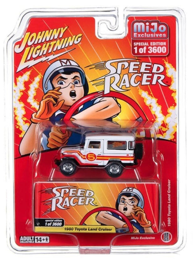 Johnny Lightning 1:64 1980 Toyota land Cruiser Speed Racer Livery SUV