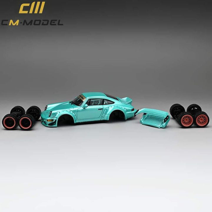 CM Model  1/64 Porsche 964 Rwb Tiffany widebody