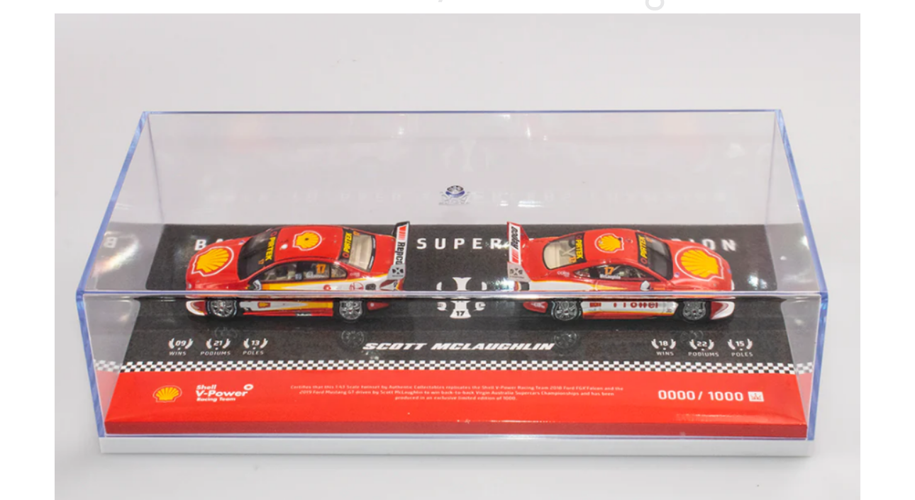 Shell V-Power Racing Team #17 Ford FGX Falcon / Mustang GT Supercars - Back-To-Back Champion no 148/1000