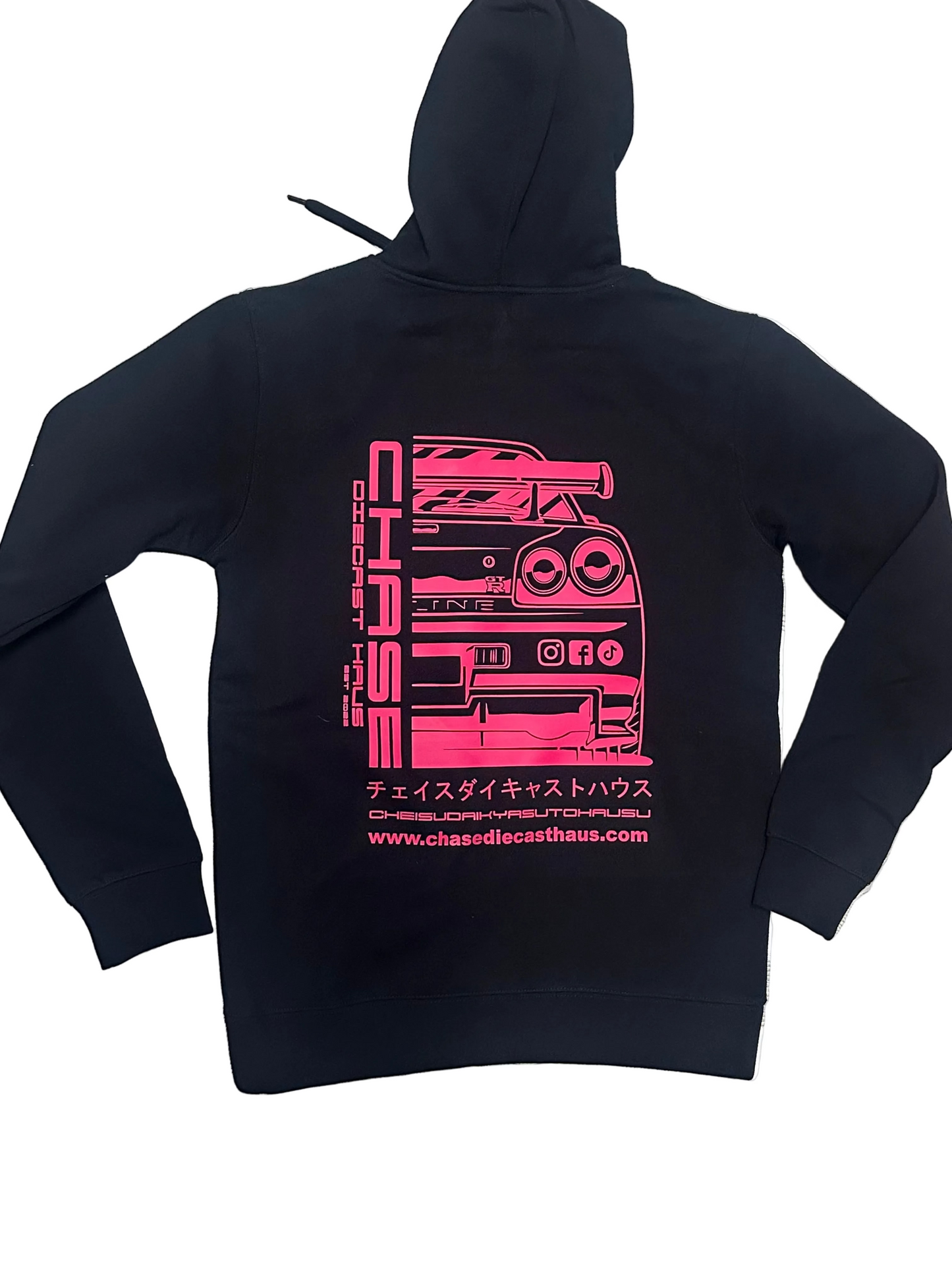 Chase Diecast Haus black/pink  hoodie jumper  szM men size