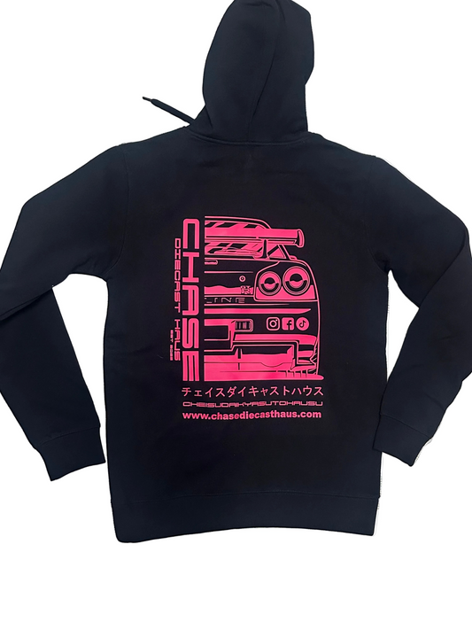 Chase Diecast Haus black/pink  hoodie jumper  szM men size