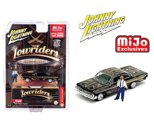 Johnny lightning Lowriders With figure 1961 Chevy Impala