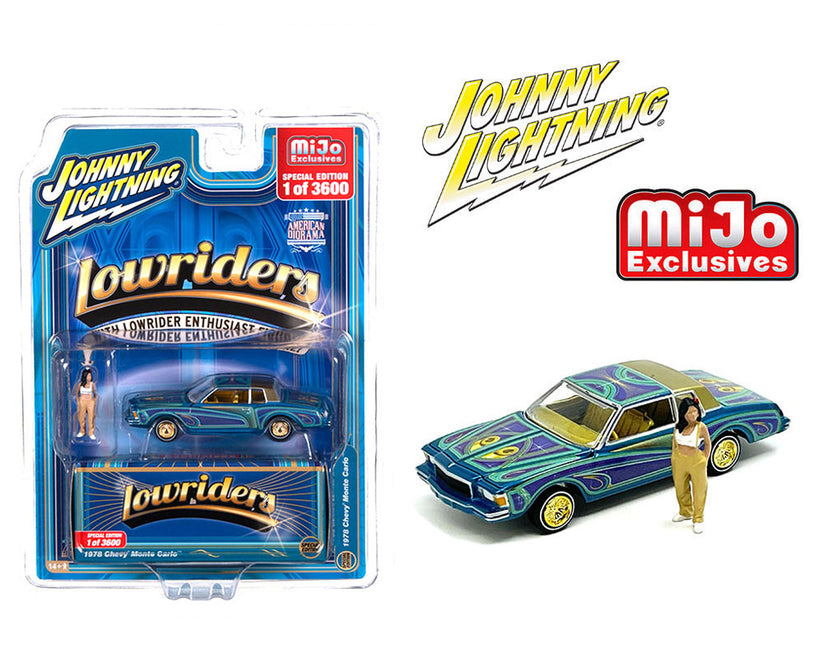 Johnny lightning Lowriders with figures 1978 Chevy Monte Carlo