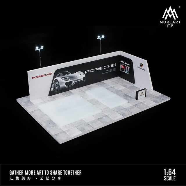 MoreArt 1/64 Spoon Sports Light up Car Show Diorama