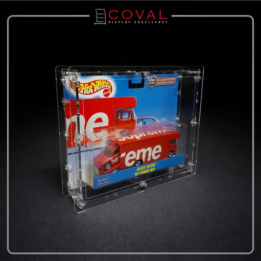 Coval Displays HXW-101 Acrylic Display Case for Single Carded Team Transport Hot Wheels