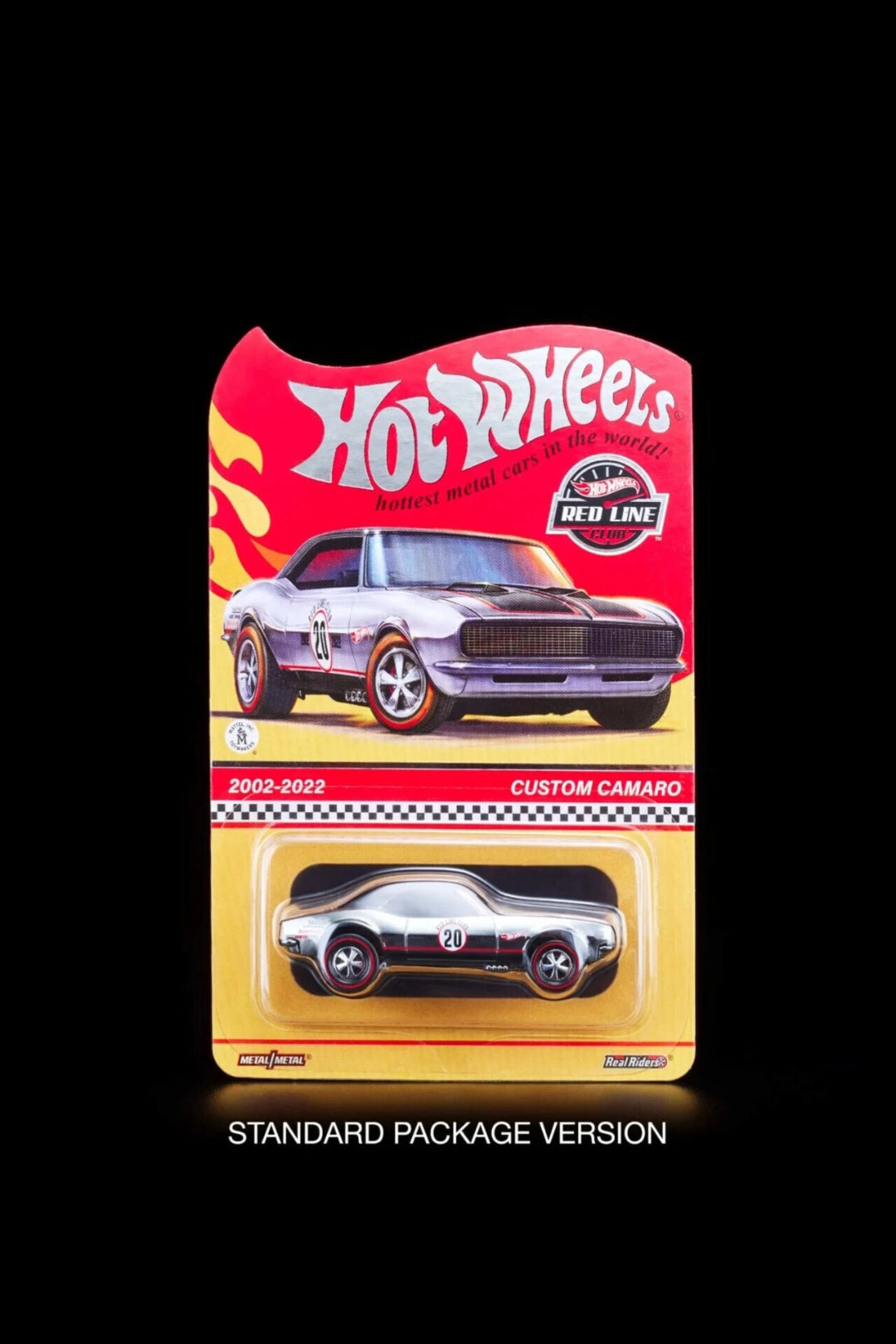 Hot Wheels RLC -  20th ANNIVERSARY 2002-2022 Edition - CUSTOM CAMARO (Chrome).