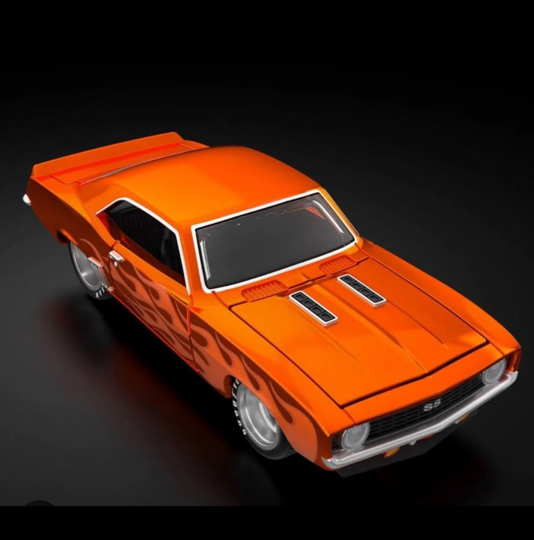Hot Wheels RLC 1969 Chevy Camaro SS 2022 Selections Series Red Line Club Orange