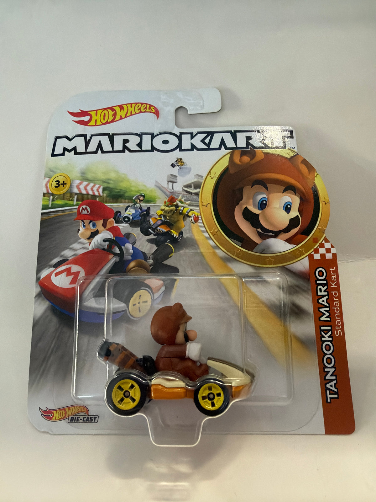 2018 Hot Wheels Mario Kart - TANOOKI MARIO
