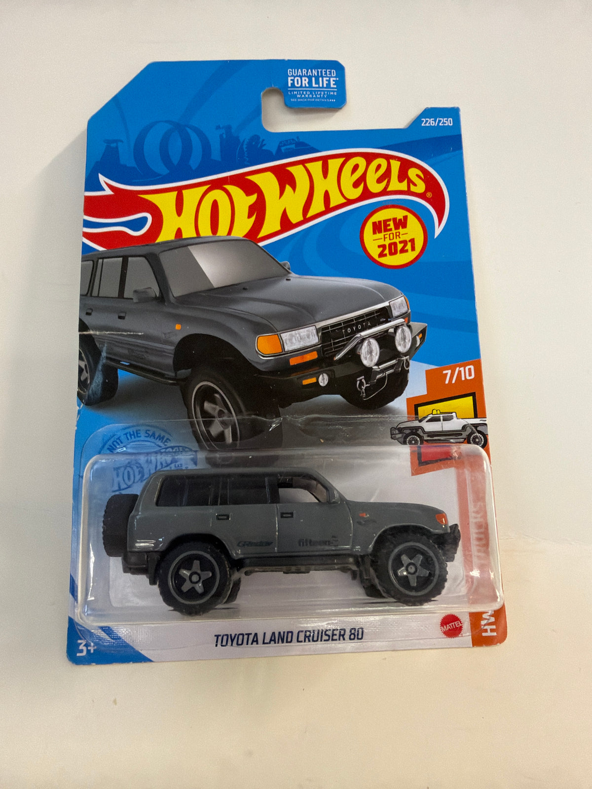 Hot Wheels Toyota Land Cruiser 80 Grey 2021 HW Hot Truck