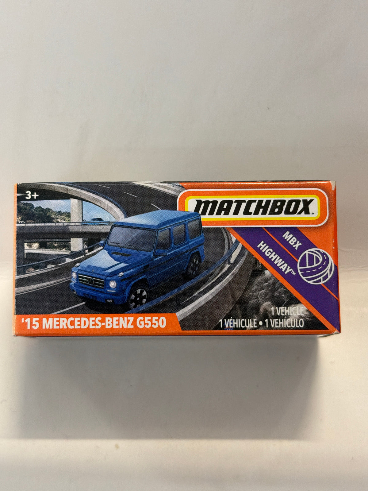 Matchbox ‘15 Mercedes-Benz G550 blue