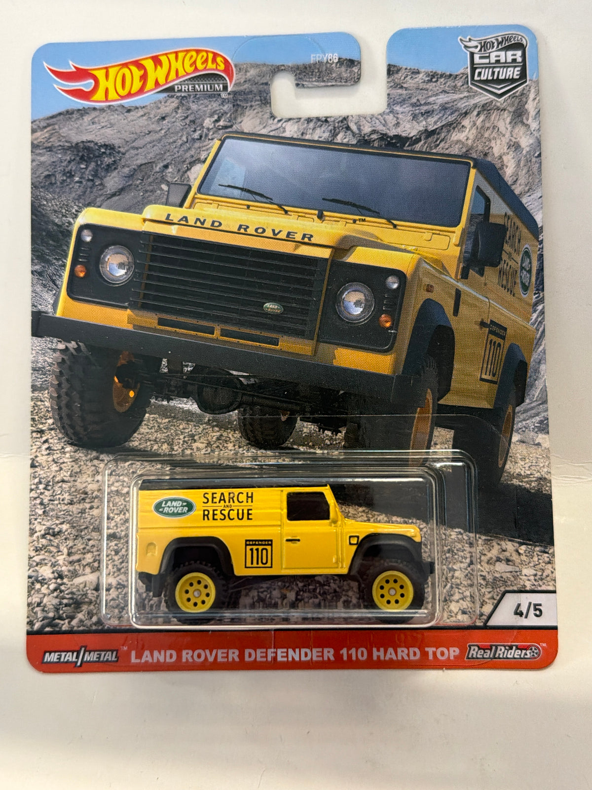 2020 Hot Wheels Premium Car Culture Land Rover Defender 110 Hard Top