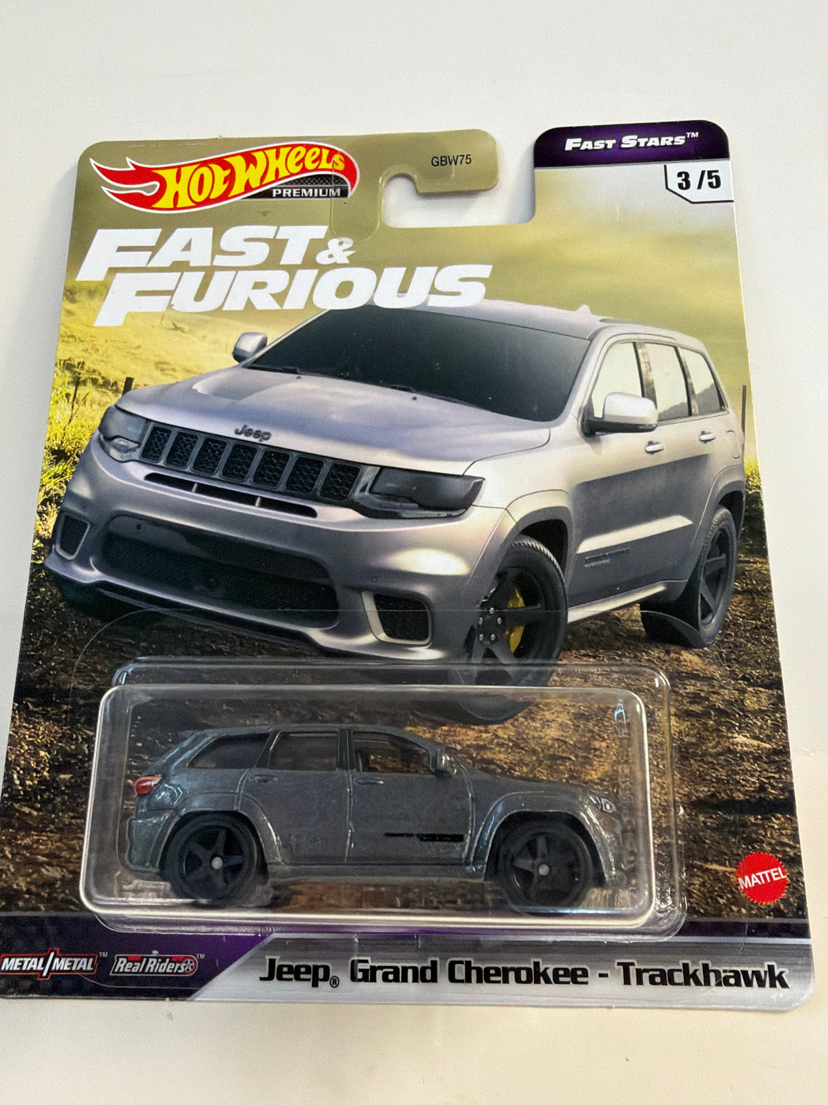 Hot Wheels Fast & Furious Fast Stars Jeep Grand Cherokee Trackhawk fast star 3/5