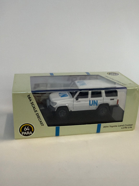 PARA64 1:64 2014 TOYOTA LAND CRUISER LC76 UNITED NATIONS LHD
