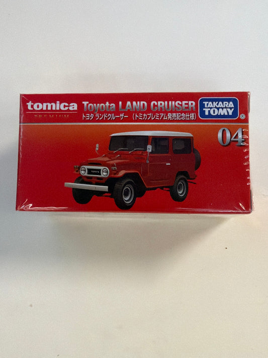 TOMICA PREMIUM 04 TOYOTA LAND CRUISER 1/60  TOMY 2023 Dec New Model RED