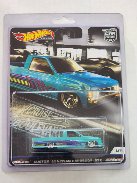 Hot wheels Premium Car Culture Cruise boulevard Custom 93 Nissan Hardbody D21