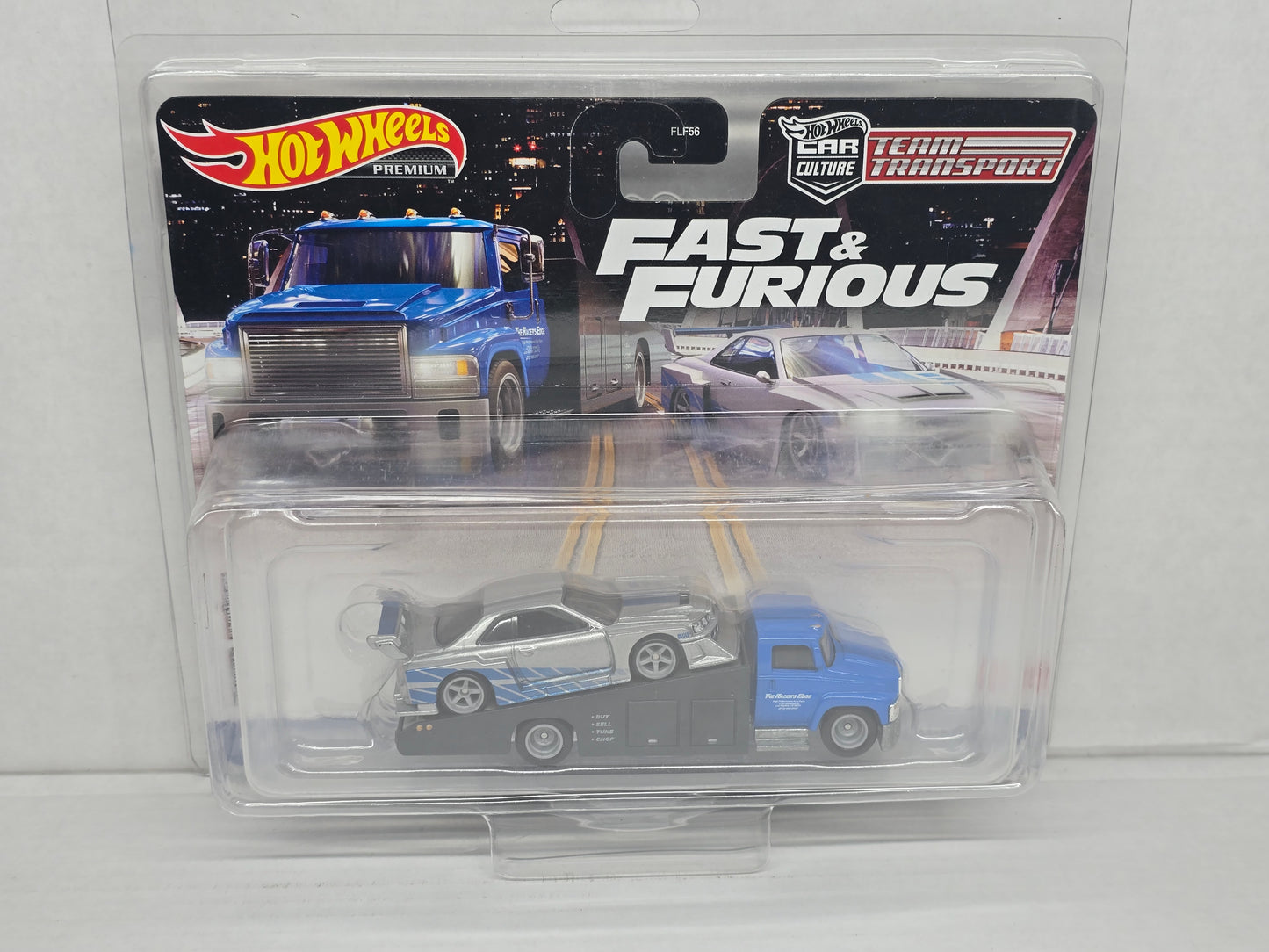 Hot Wheels 
Team transporter 
Fast and furious 
Lbwk Skyline Er34 Super Silhouette Fnf Livery