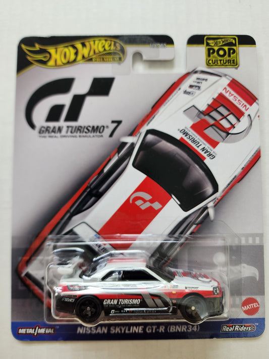 Hot wheels Premium Pop Culture Gran Turismo 7 Nissan skyline Gtr bnr34