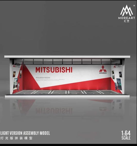 MoreArt 1/64 Mitsubishi Light up Assembly scene Diorama