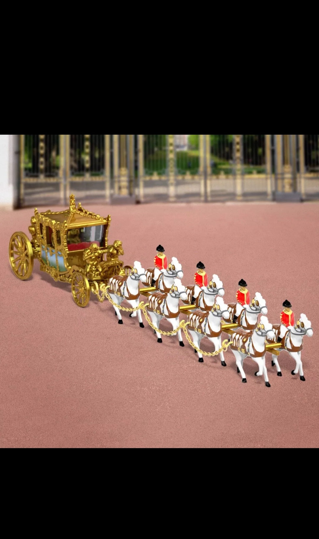 Matchbox 2023 Coronation King Charles III Gold State Coach