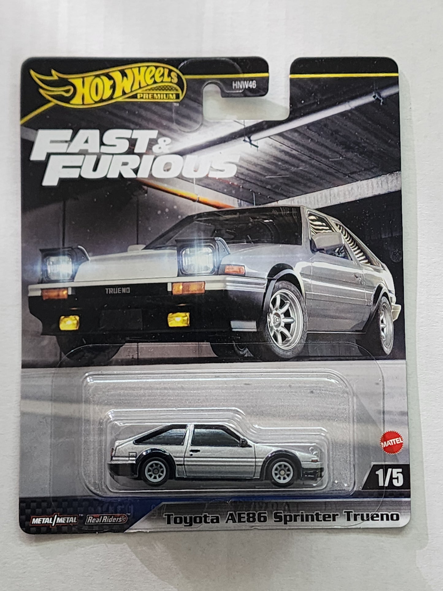 Hot wheels Premium Fast and furious Toyota Ae86 Sprinter Trueno