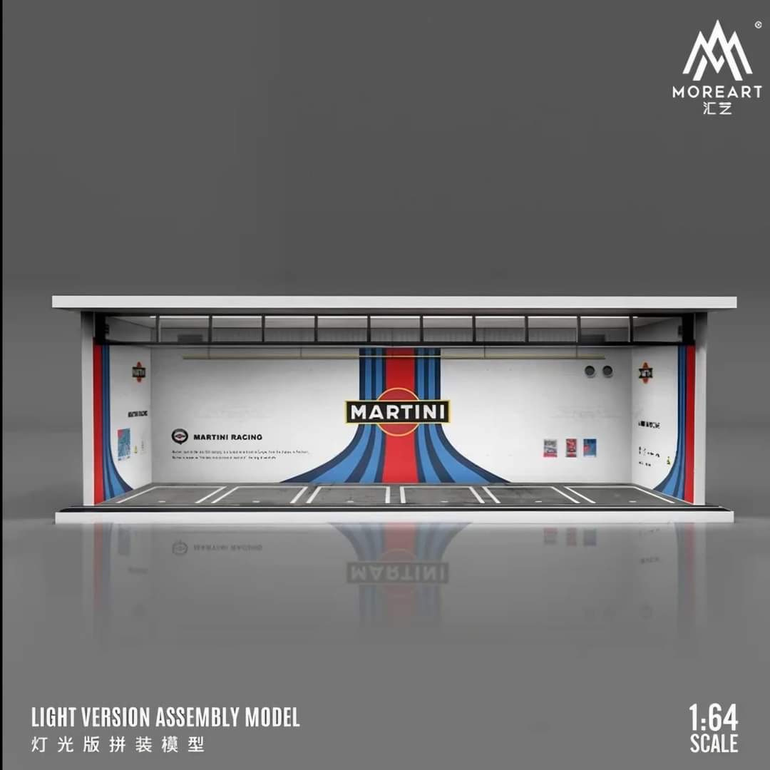 MoreArt 1/64 Martini Light up Assembly scene Diorama