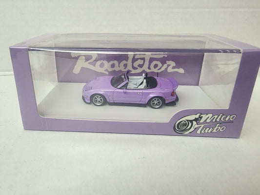 Micro turbo 1/64 1990 Mazda mx5 NA Pandem Purple