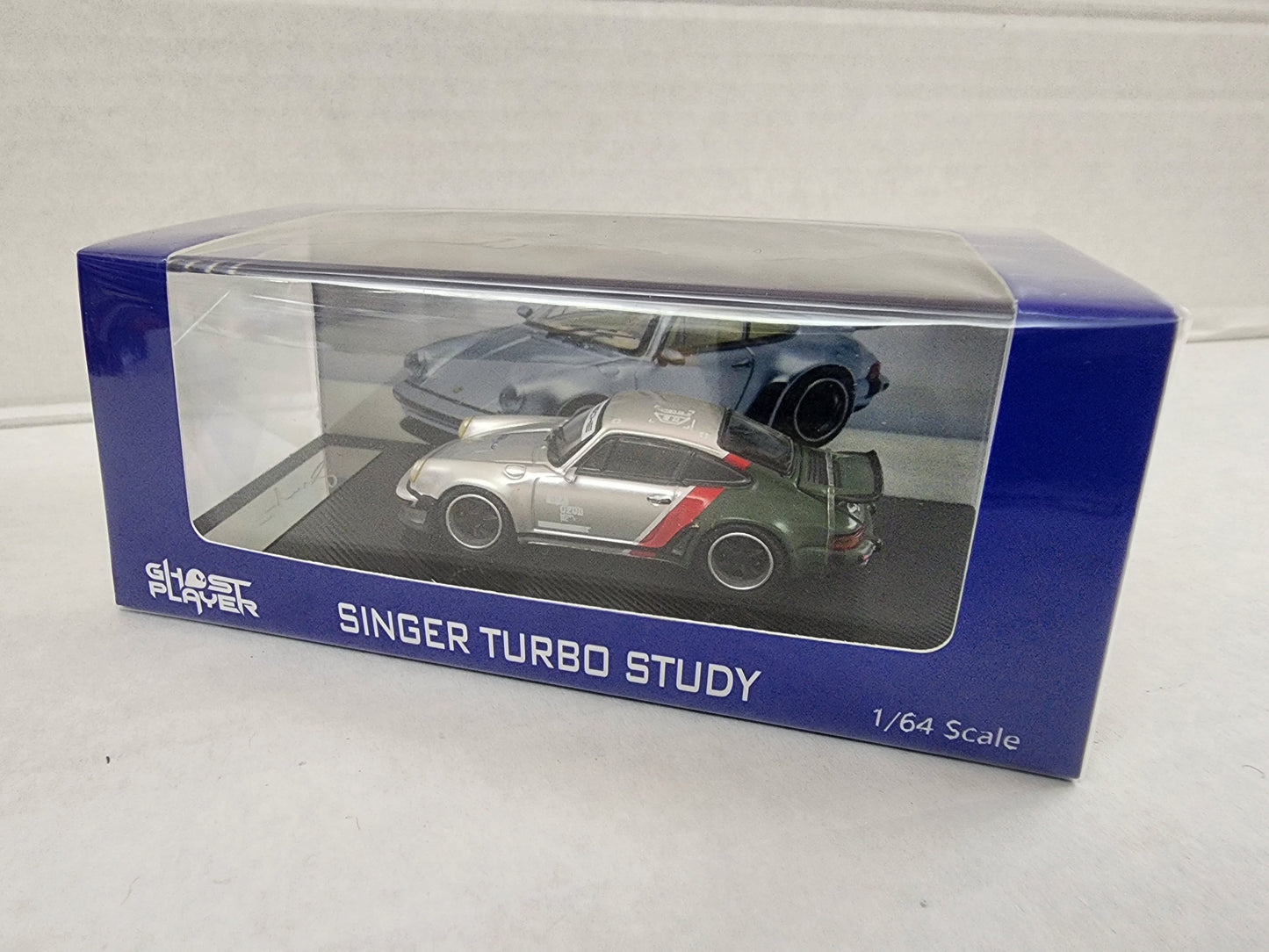 Ghost Player 1/64 Porsche Singer Turbo Study 930 Silver Cyberpunk