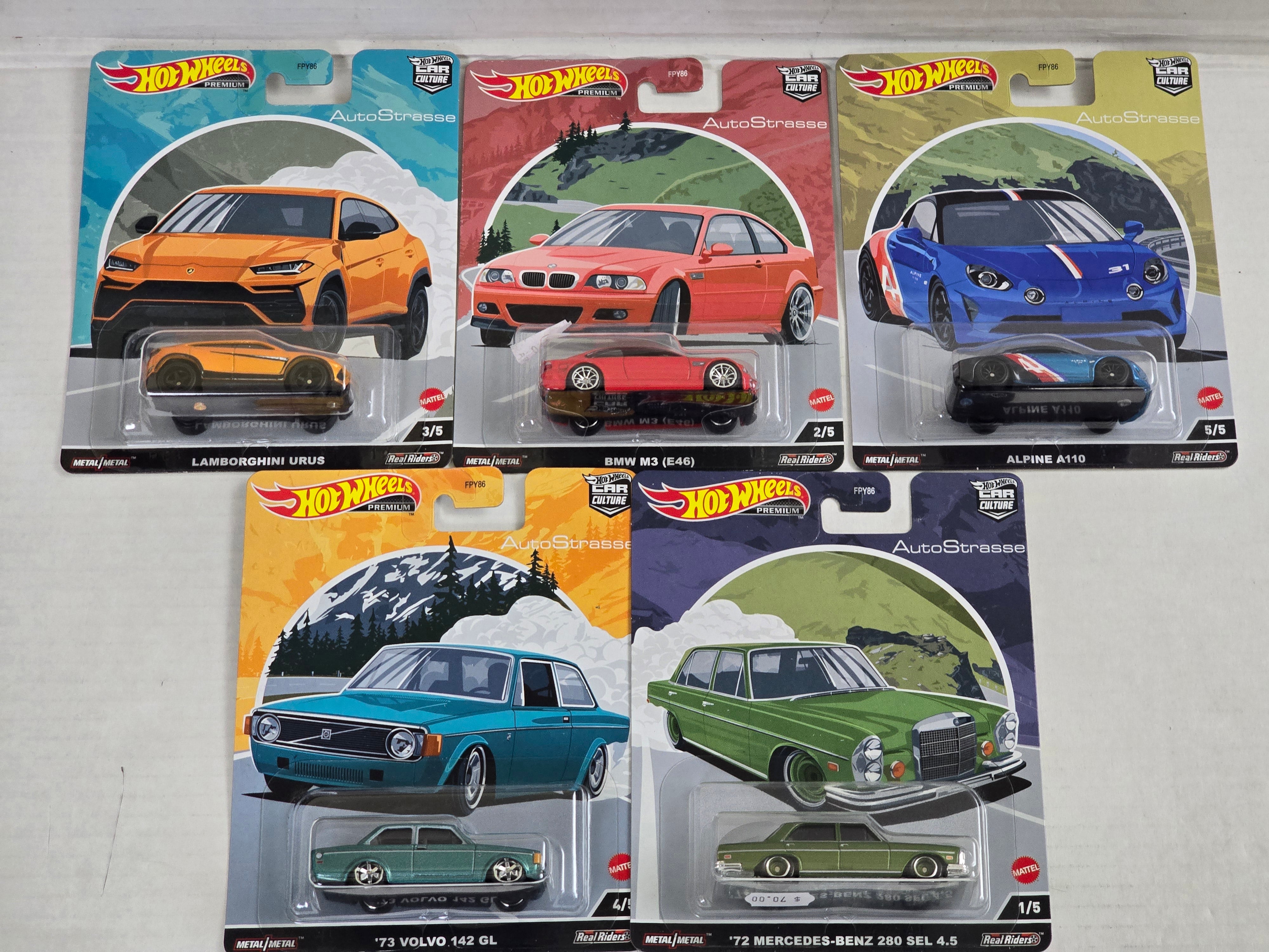 Hot shops Wheels Premium AutoStrasse Set