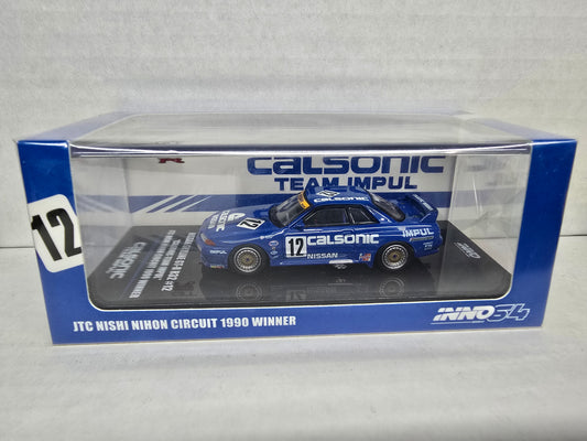 Inno64 
Nissan Skyline GT-R R32 #12
Calsonic Team Impul
Japan touring car championship 
Nishi Nihon circuit
1990 Winner