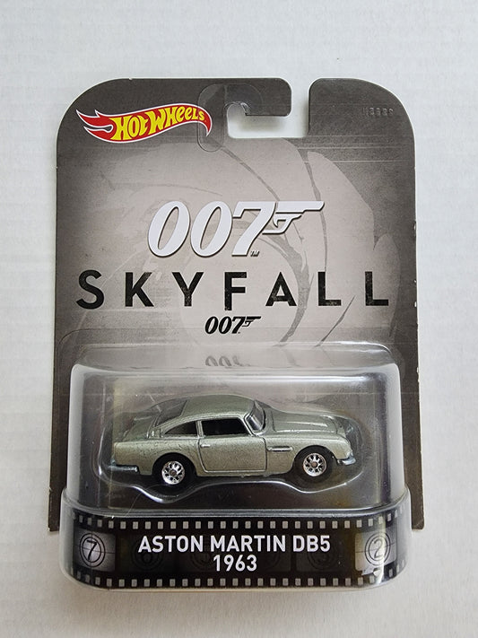 Hot wheels Premium Replica Entertainment 007 Skyfall 2015 Ashton Martin Db5 1963