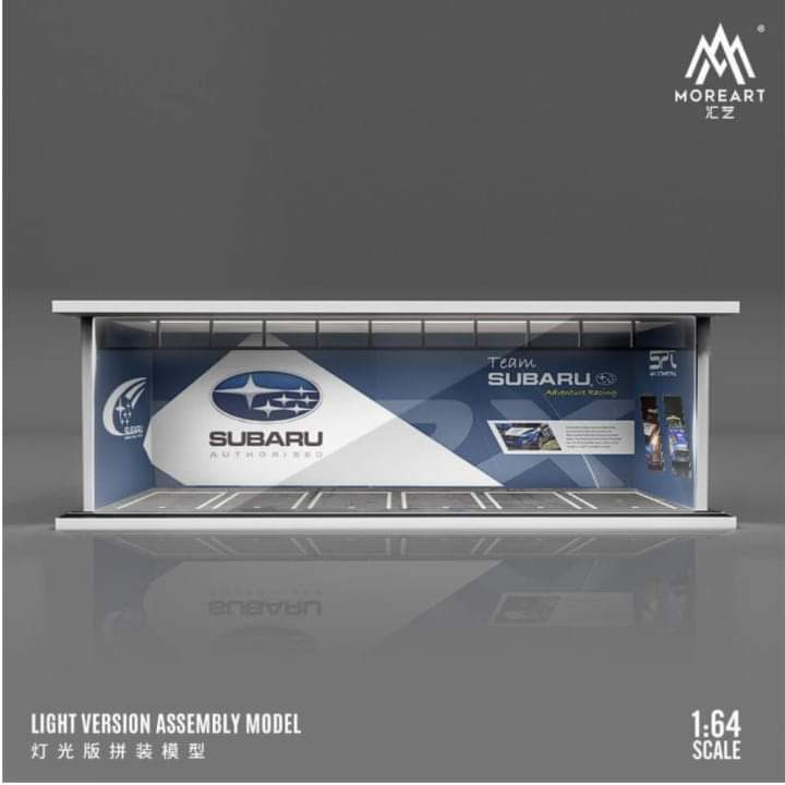 MoreArt 1/64 Subaru Light up Assembly scene Diorama