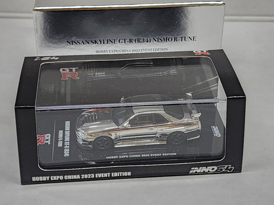 Inno64 Nissan Skyline Gtr Nismo R-Tune Chrome 2023 China Hobby Expo