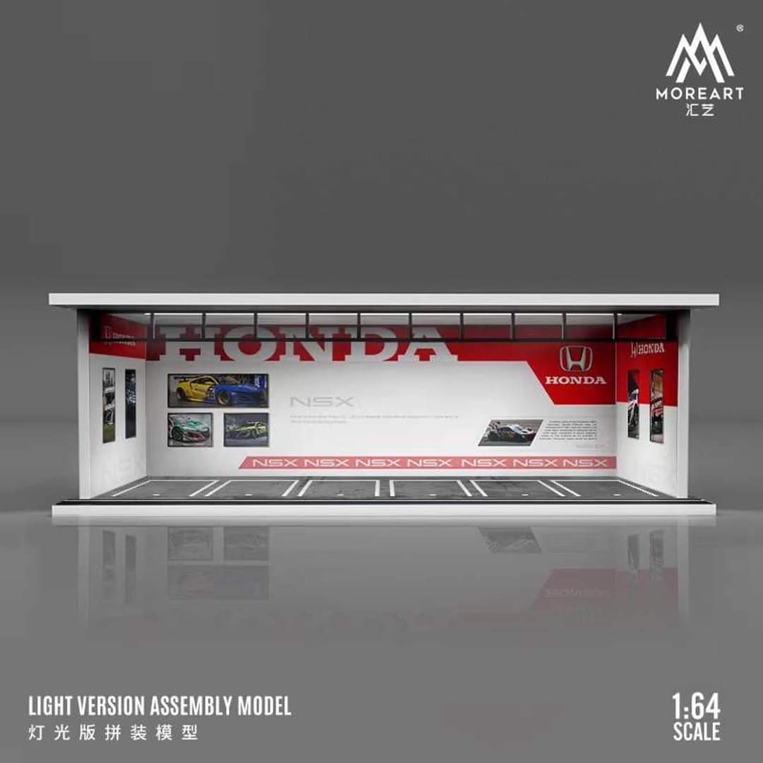 MoreArt 1/64 Honda Light up Assembly scene Diorama