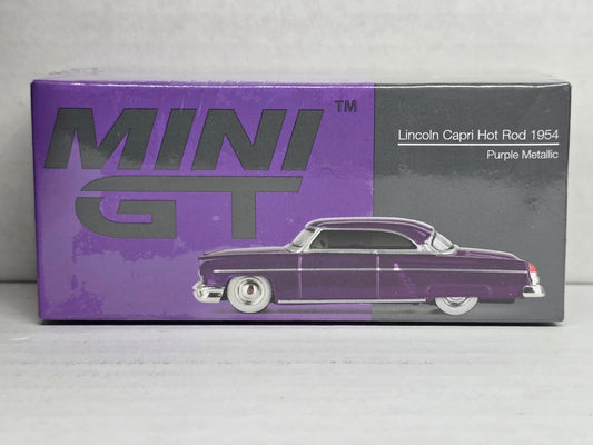 Mini Gt 
Lincoln Capri
Hot Rod 1954
Purple metallic