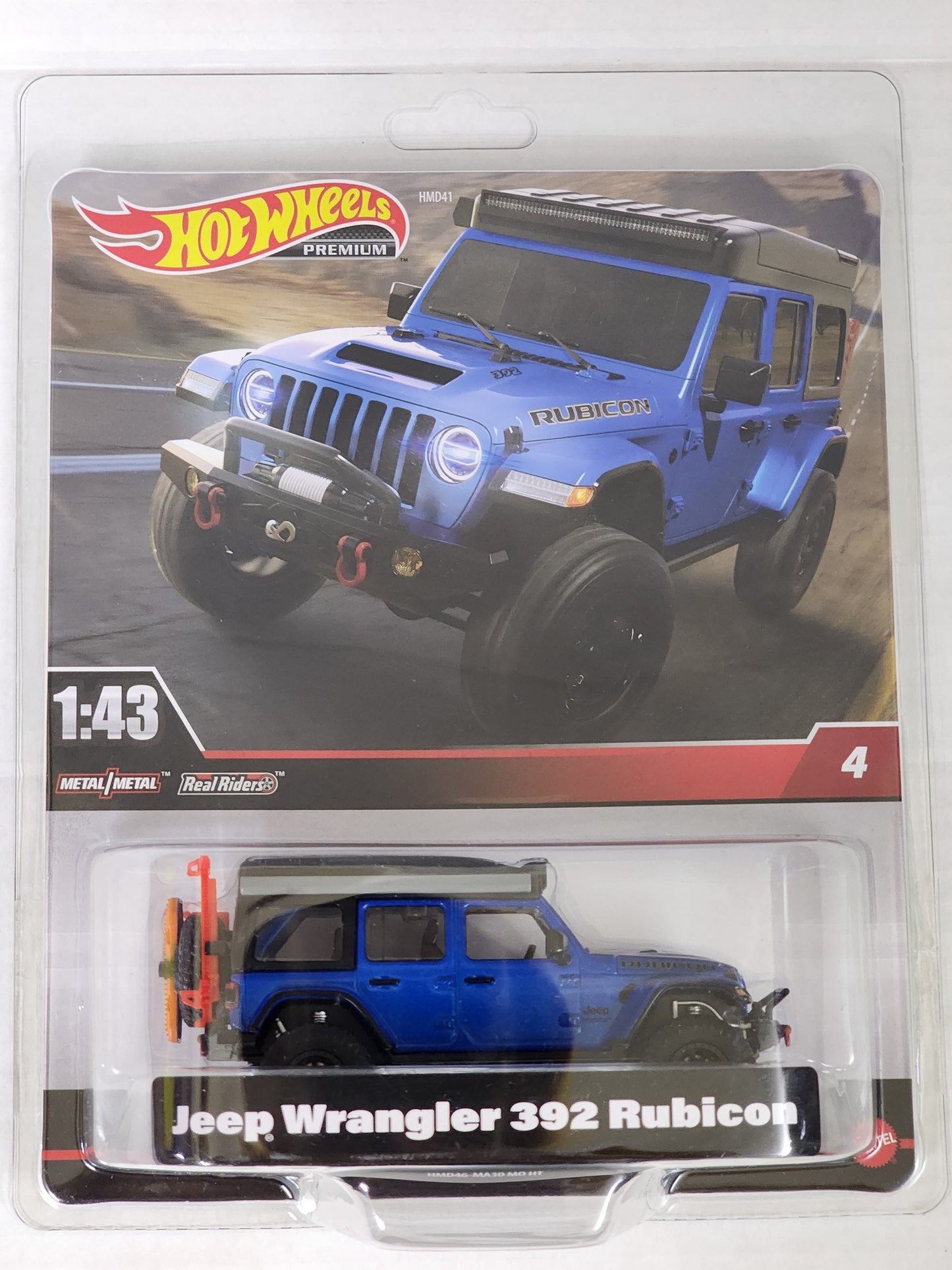 Hot Wheels Premium 1/43 No. 4 Jeep Wrangler 392 Rubicon