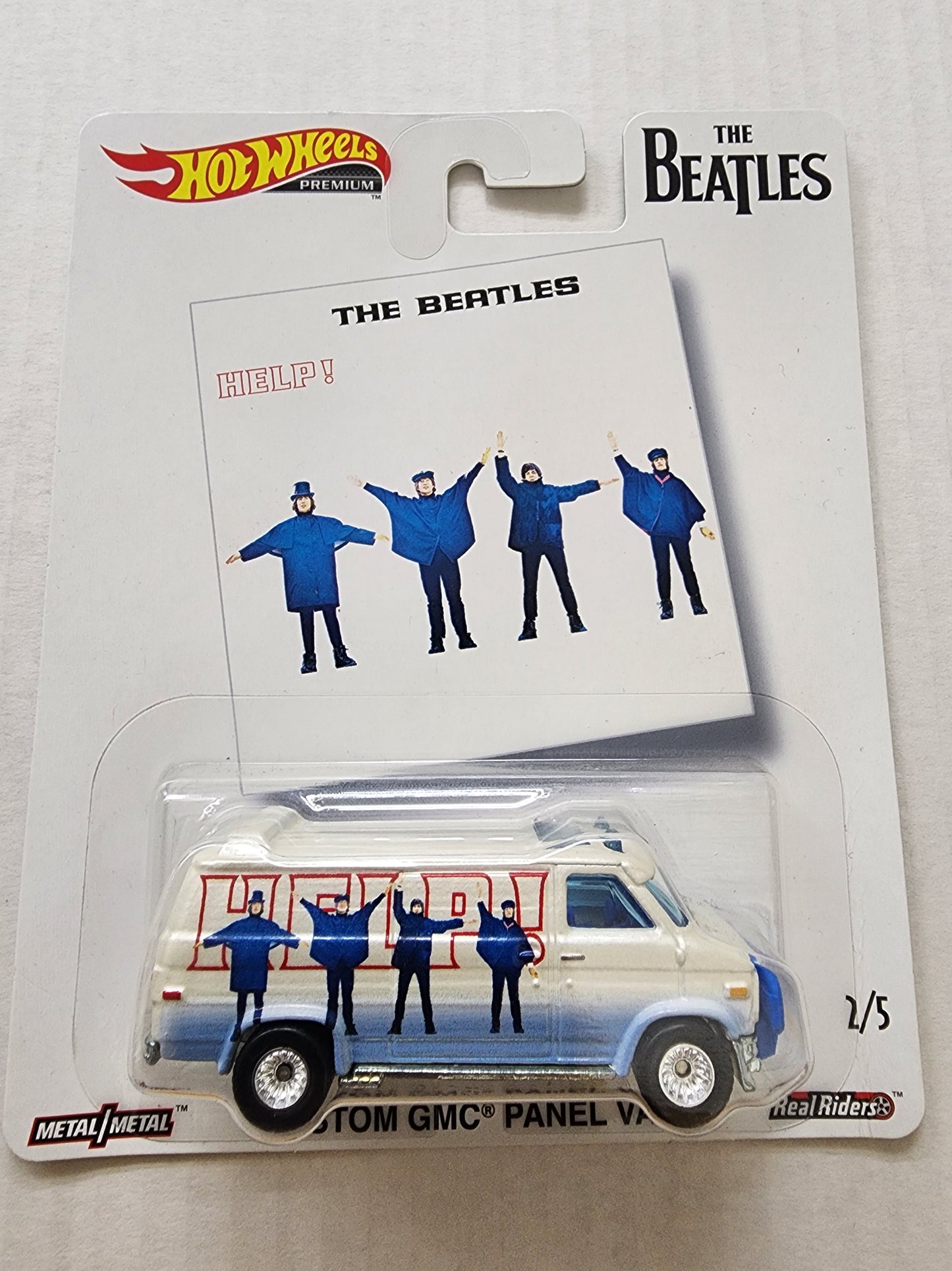 Hot wheels Premium Pop culture The Beatles Help Custom Gmc Panel van