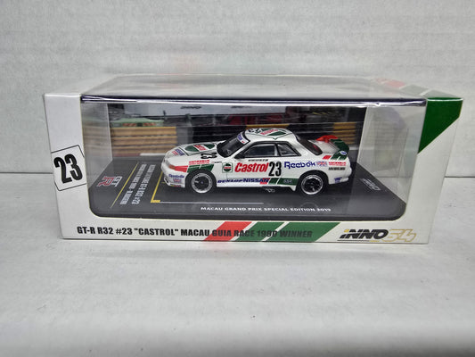 Inno64 
Nissan Skyline GT-R R32 #23
Castrol Team 
Macau Guia Race 1999
M.Hasemi
Macau Gp special edition 2019