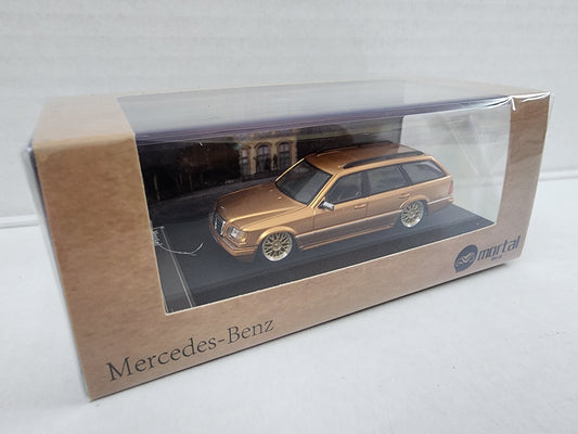 Mortal 1/64  Mercedes-Benz E-Class S124 Wagon Gold