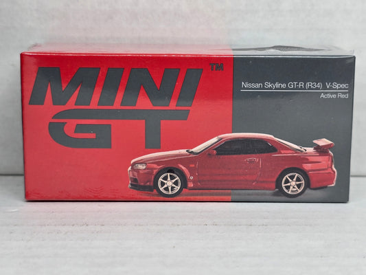 Mini Gt 
Nissan Skyline GTR V SPEC
Active Red