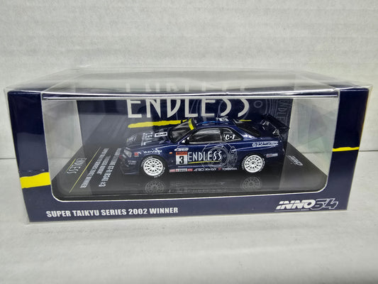 Inno64 
Nissan Skyline GT-R R34 #3
Endless Advan
Super Taikyu Series 
2002 winner