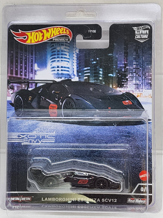 Hot wheels Premium Exotic Envy Lamborghini Essenza ScV12 Chase