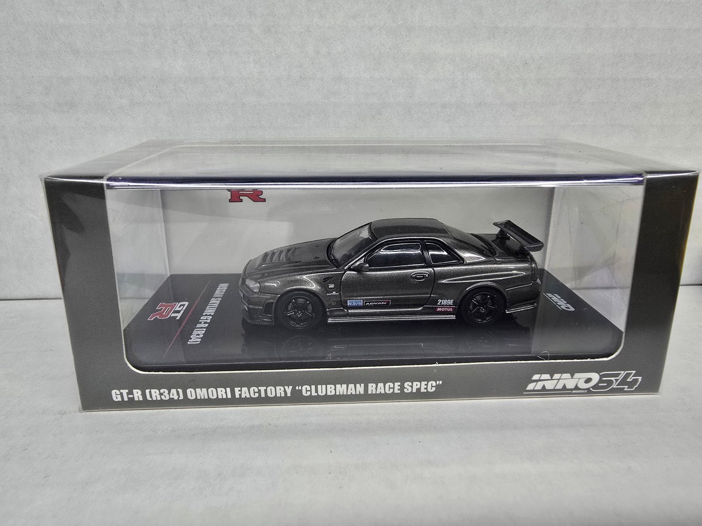 Inno64 
Nissan Skyline GT-R R34 
Omori factory
Clubman race spec