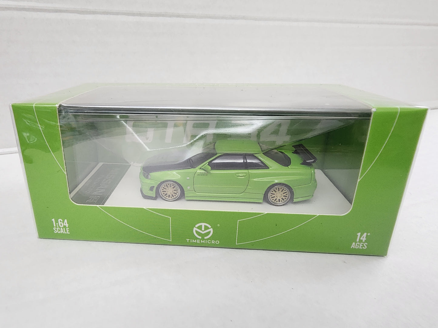 Timemicro 1/64 Nissan Skyline Gtr r34 Green